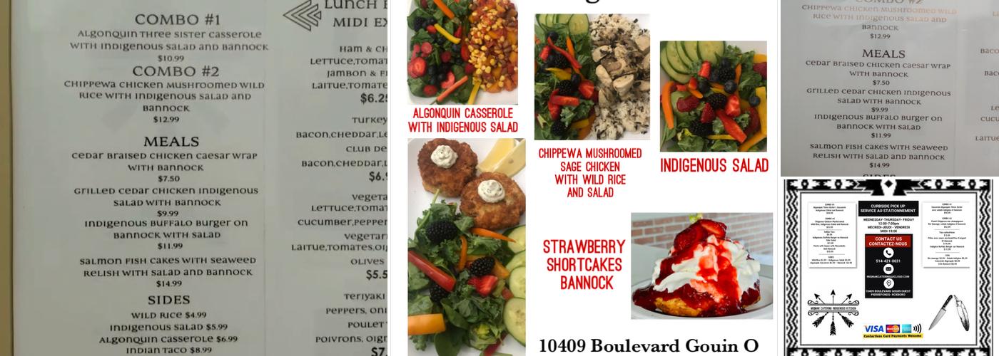 Chef Norma - Miqmak Catering Indigenous Kitchen Menu