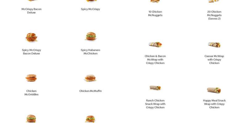 McDonald's Menu