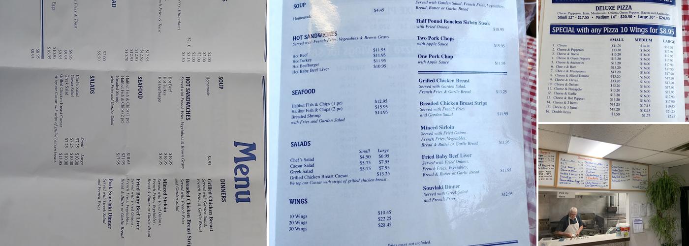 Bond Head Restaurant Menu