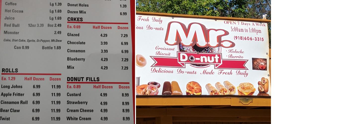 Mr.Donut Menu