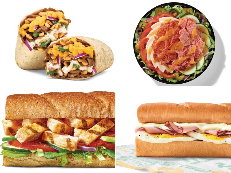 Subway Menu