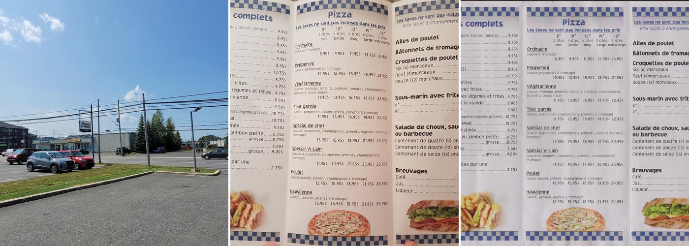 Cantine Le Pignon Menu