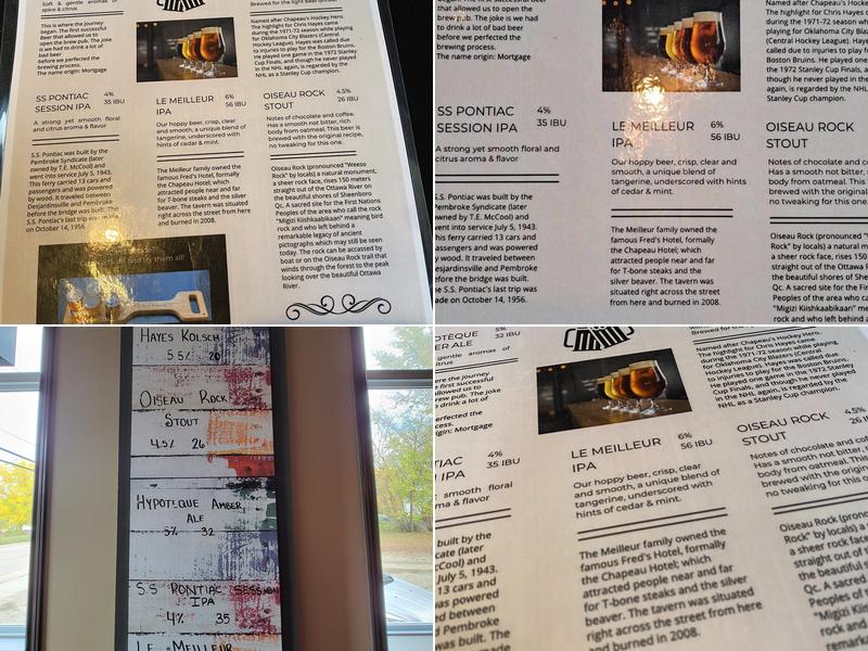 L'Ancienne Banque - Restaurant & Brewpub Menu