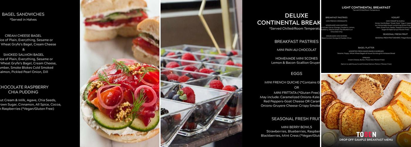 Toben Food By Design Inc. Menu