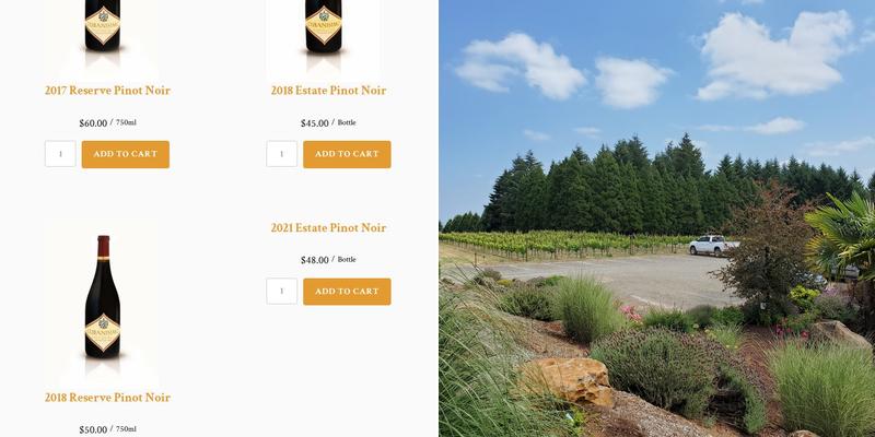 Cubanisimo Vineyards Menu