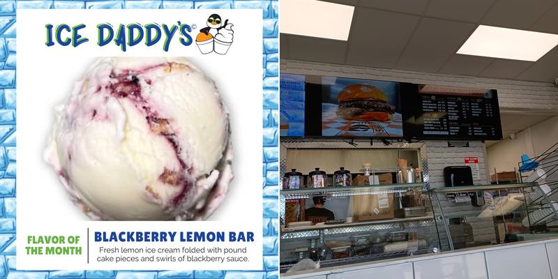 Ice Daddy's Frozen Treats Menu