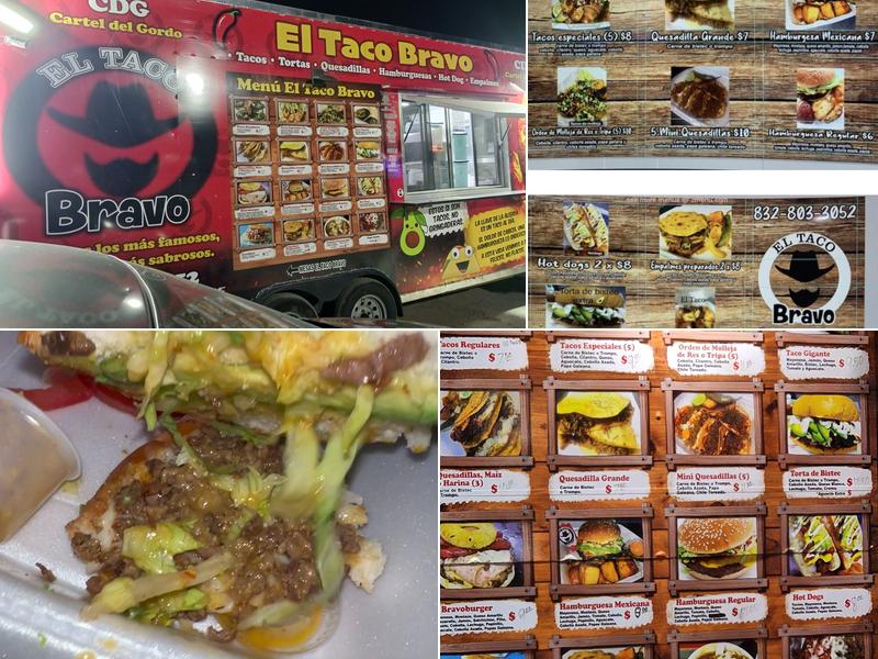 El taco Bravo Menu