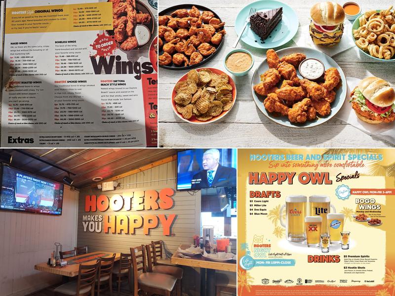 Hooters Menu
