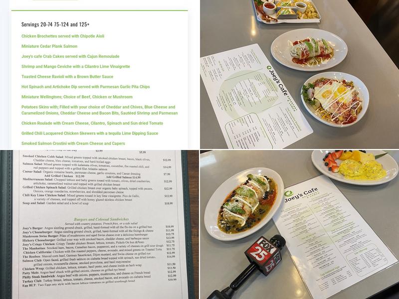 joey's Cafe 2nd Menu