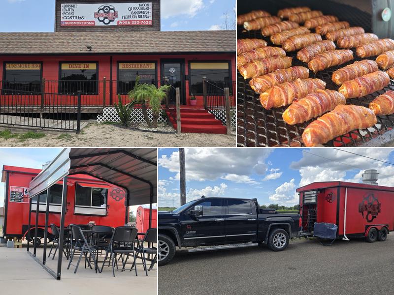 Gunsmoke BBQ 2341 E Grant St suite b, Roma