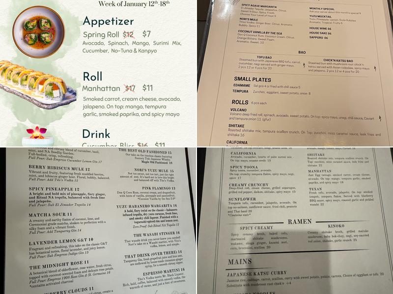 Nori Menu