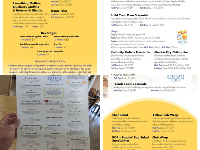 Wild Eggs New Albany Menu