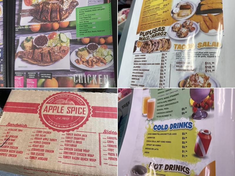 EL RINCONCITO SALVADORENO - LAPLATA Menu