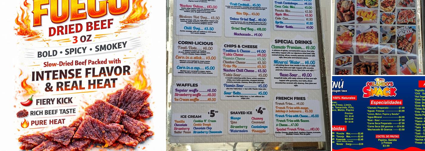 Otro Rollo Snack Menu