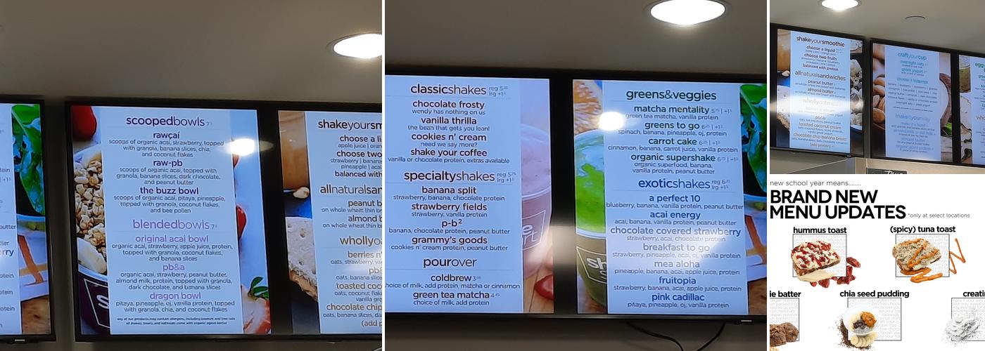 Shake Smart Menu