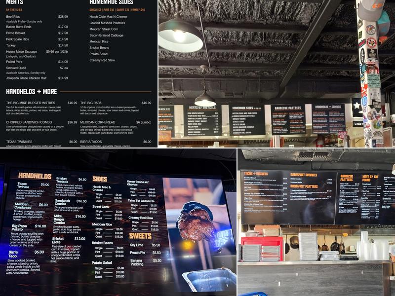 Hurtado Barbecue Fort Worth Menu