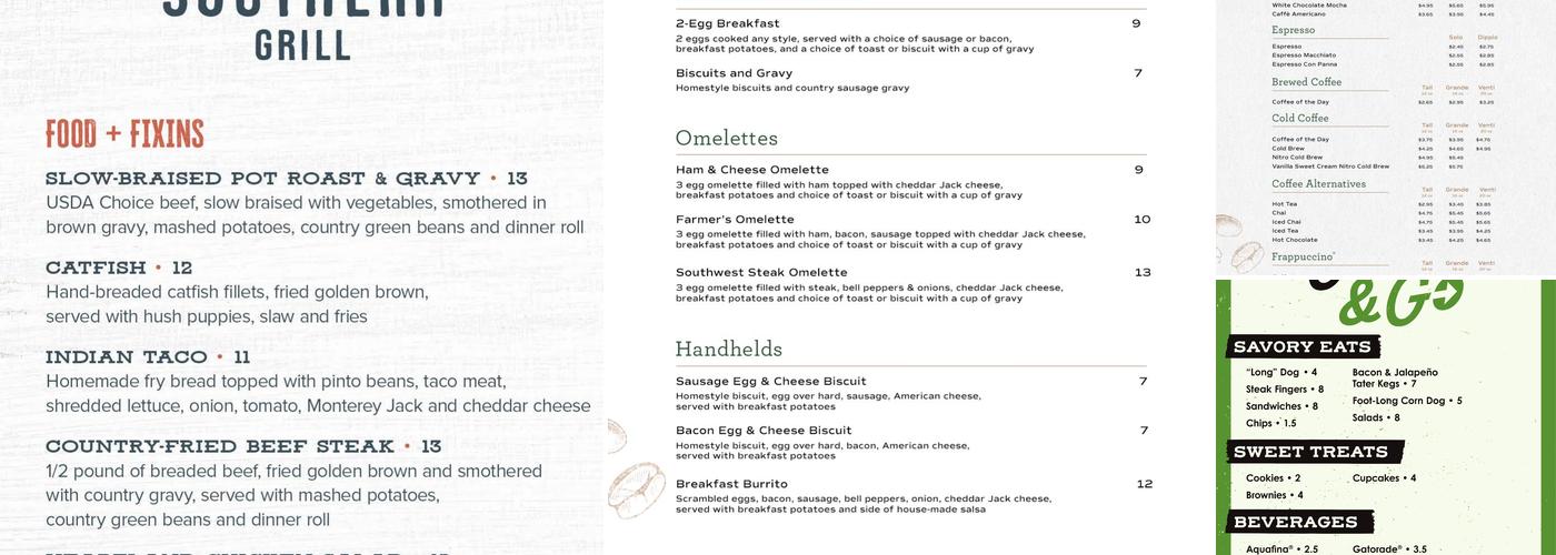 Pit Boss Smokehouse Menu