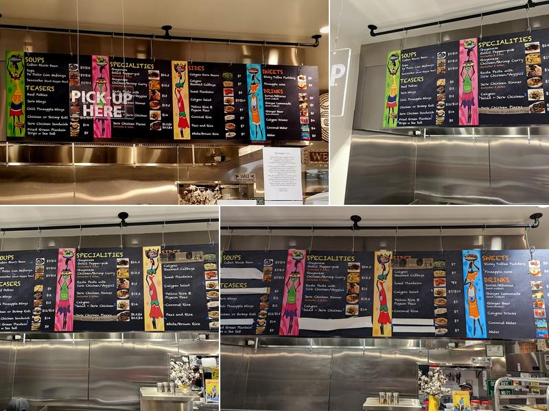 The Calypso Rose Menu