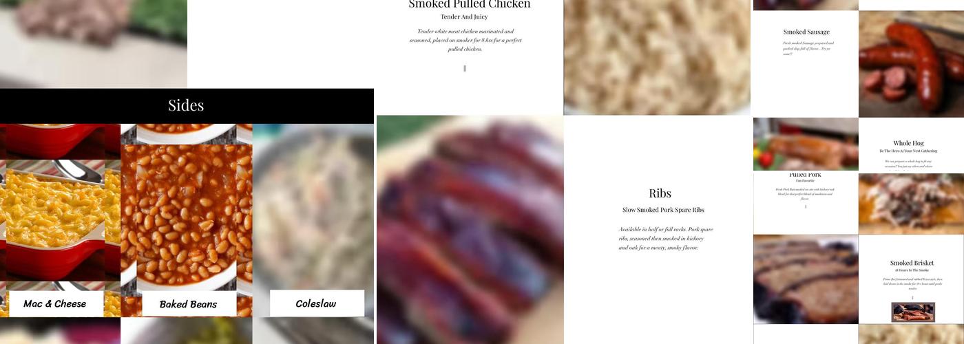 When Pigs Fly BBQ Menu
