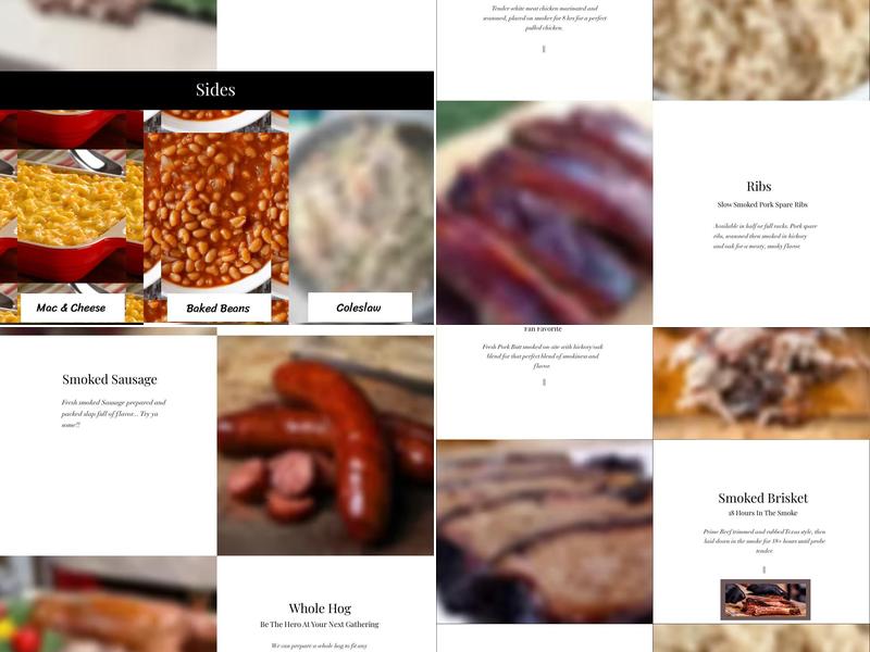 When Pigs Fly BBQ Menu