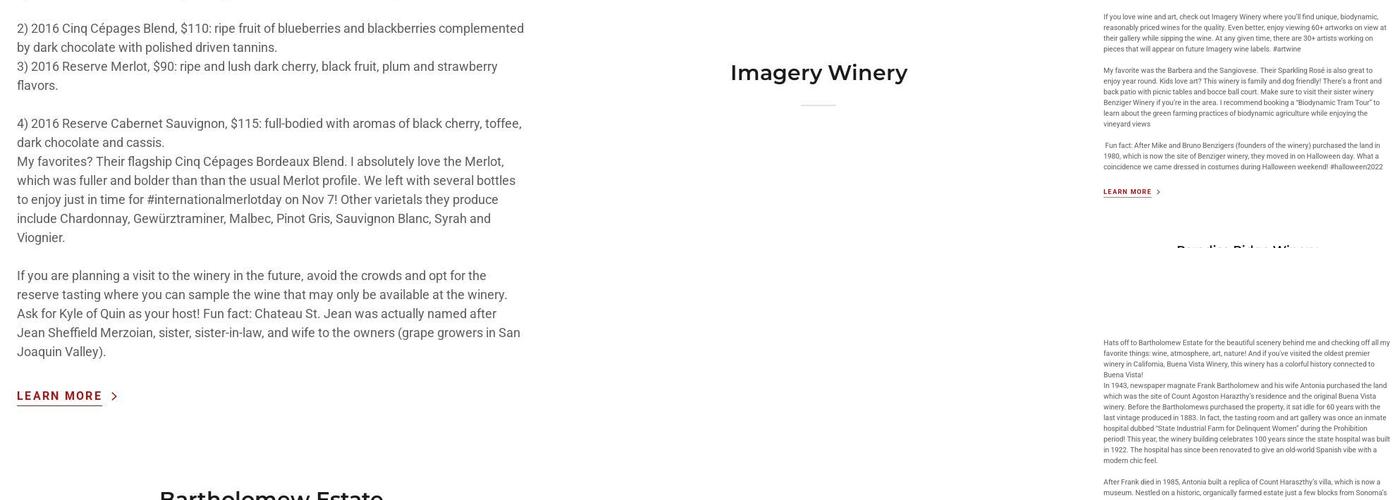 Inspired Somm Menu