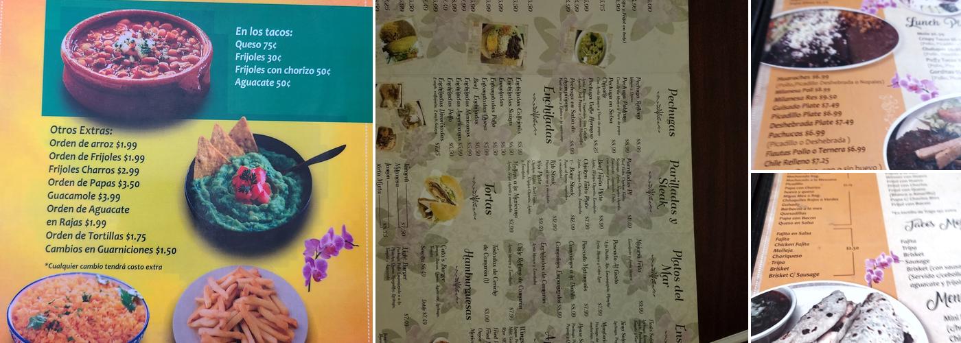 Las Flores Restaurant #2 Menu