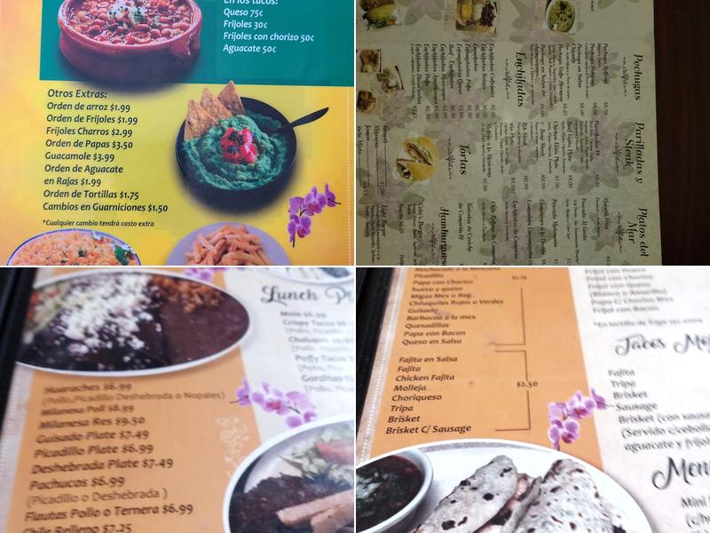 Las Flores Restaurant #2 Menu