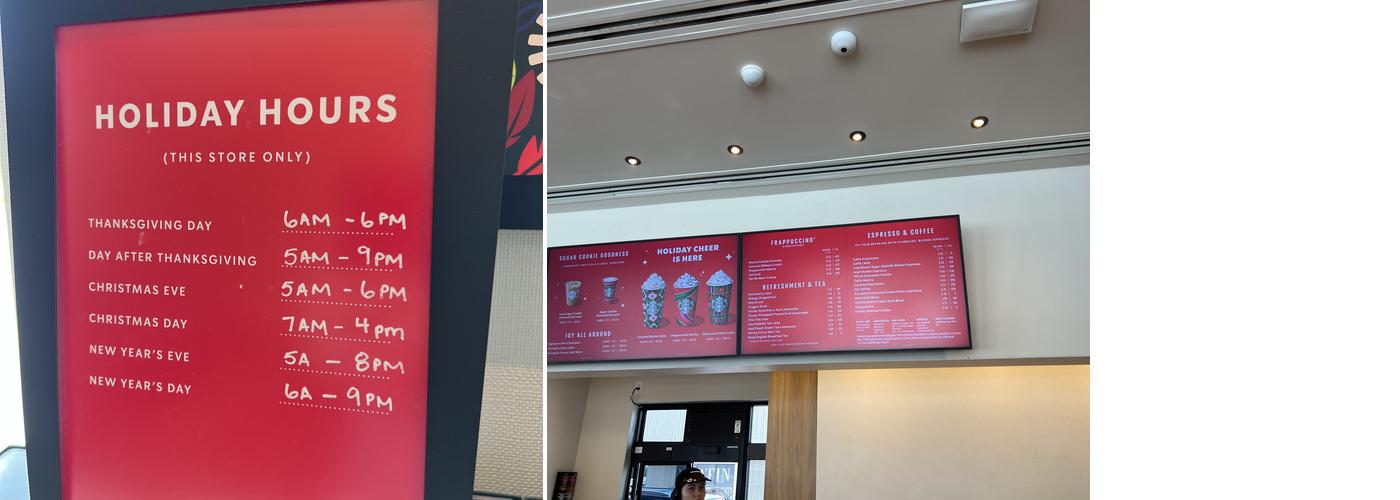 Starbucks Menu