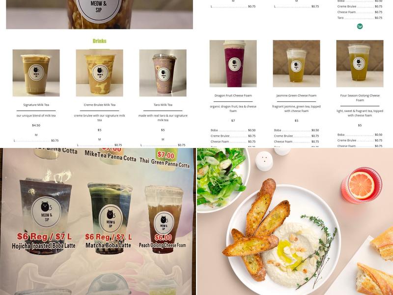 Nama Noodle Bar Menu