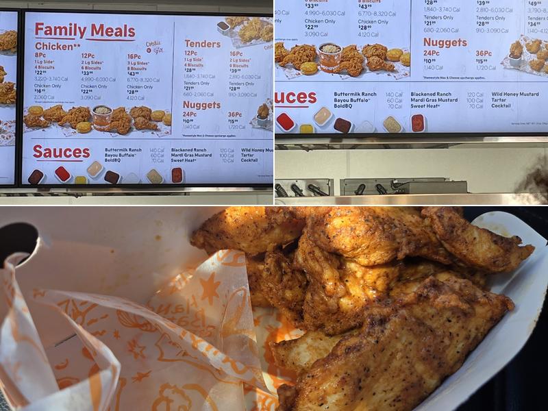 Popeyes Louisiana Kitchen Menu