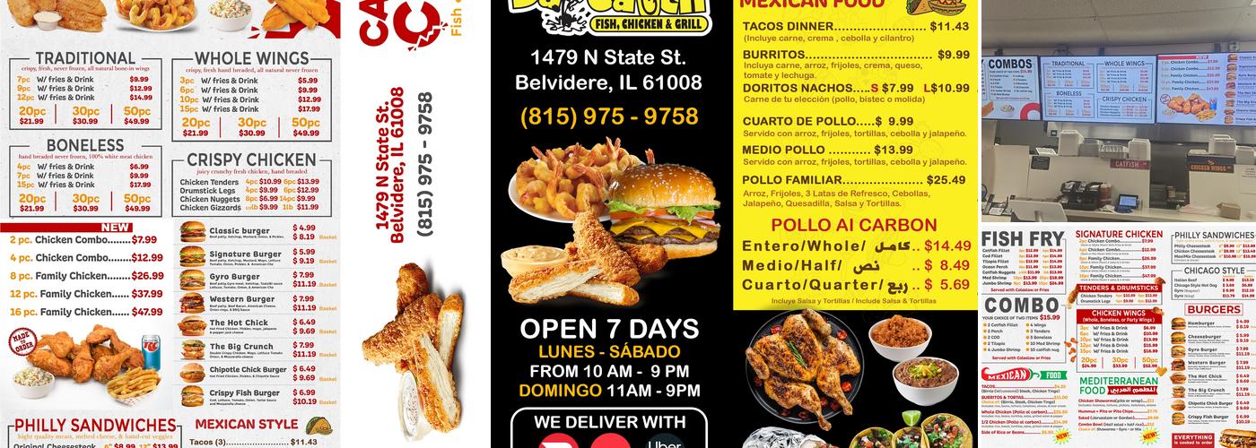 Da catch Fish & Chicken - Belvidere Menu
