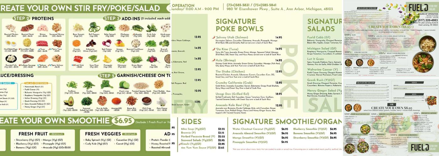 Fueld Menu