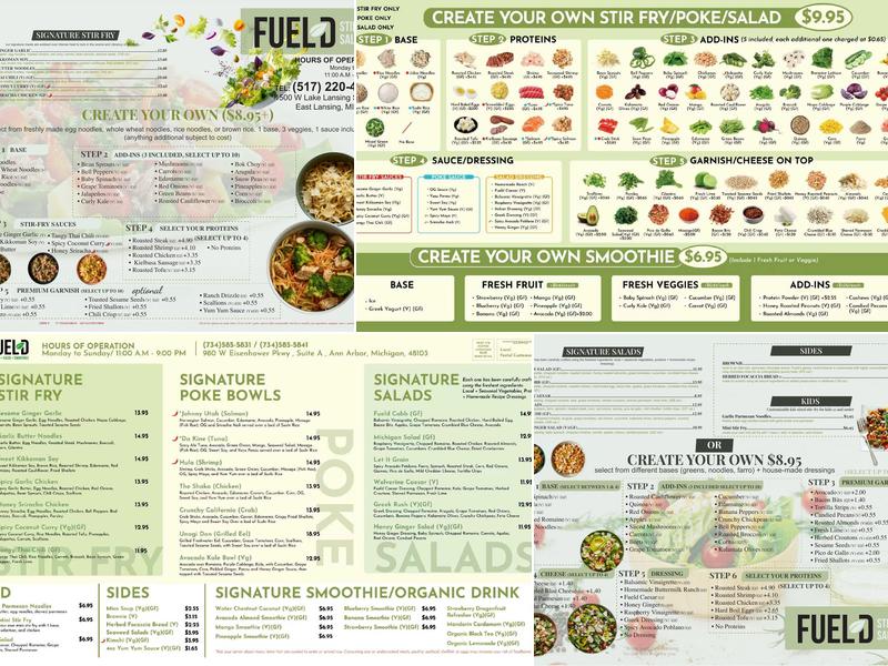 Fueld Menu