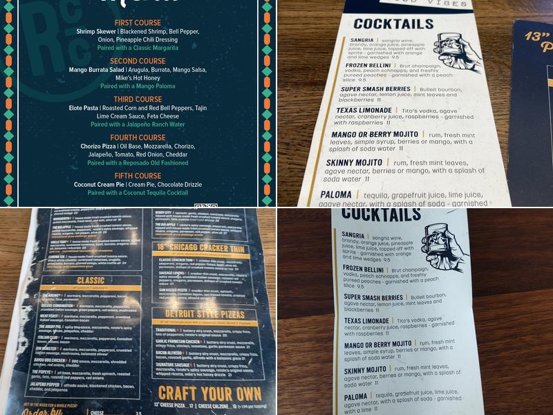 Rotolo's Craft & Crust Menu