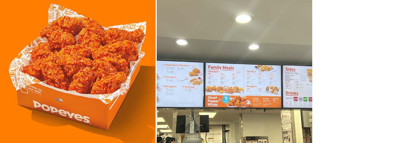 Popeyes Louisiana Kitchen Menu