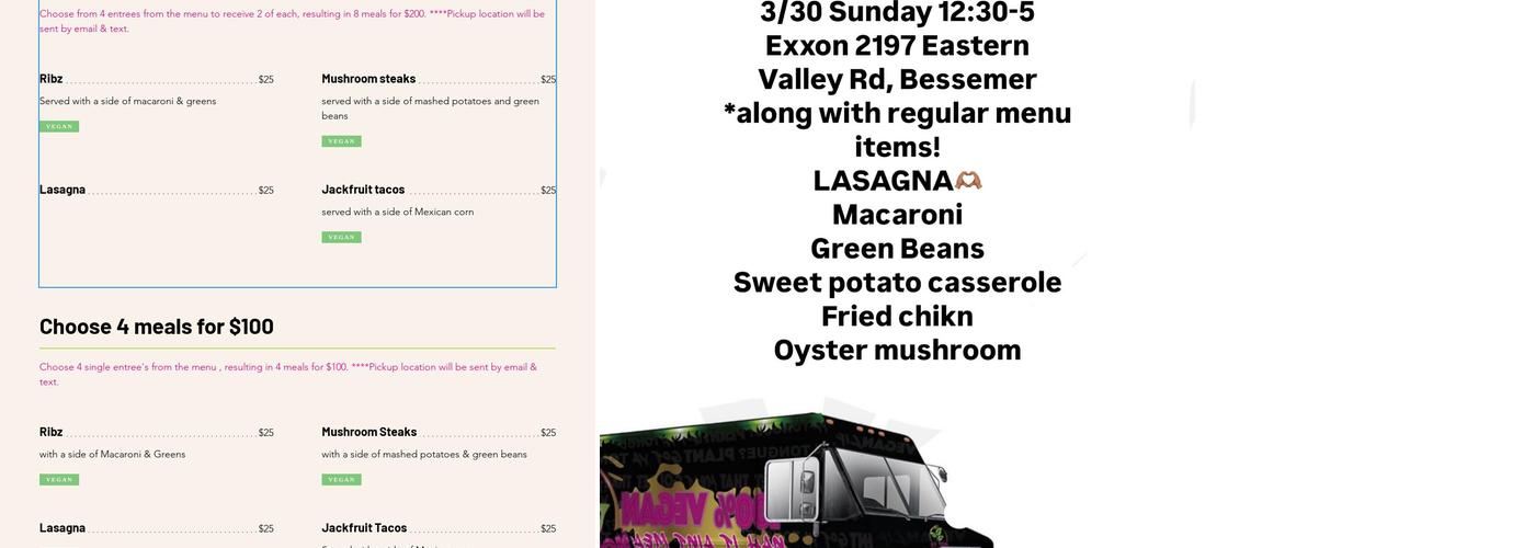 Not Ya Average Leaf Menu