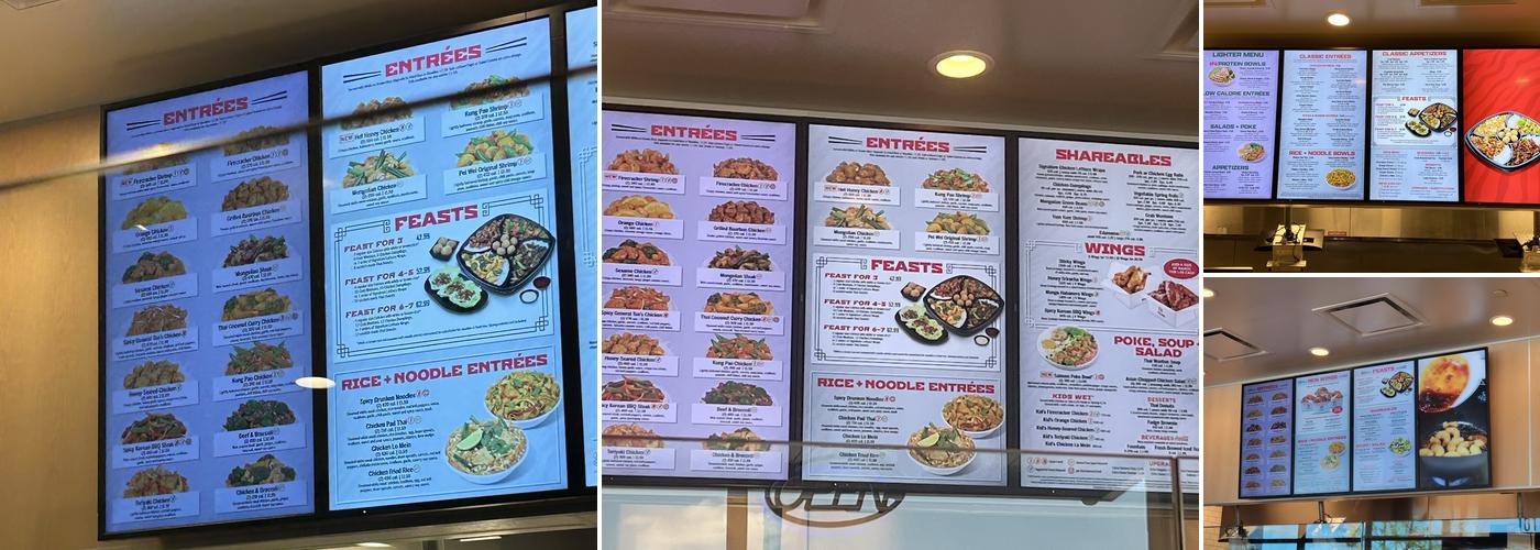 Pei Wei Asian Kitchen Menu