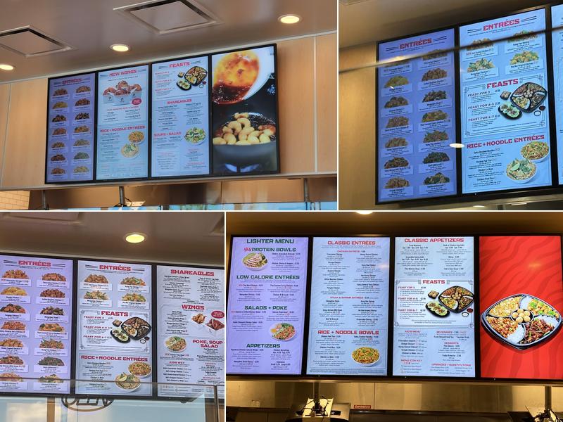 Pei Wei Asian Kitchen Menu