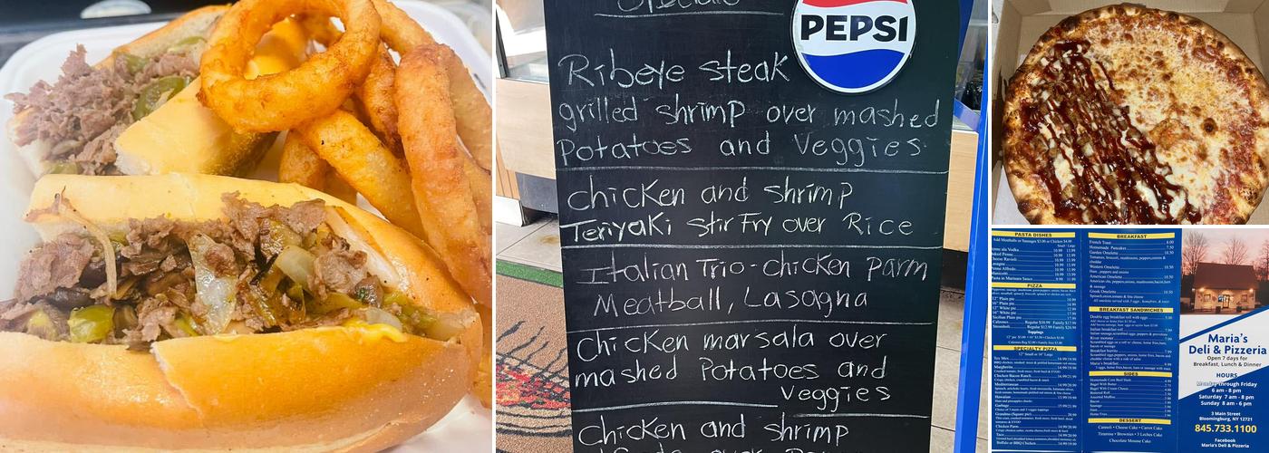 Maria's Deli & Pizzeria Menu