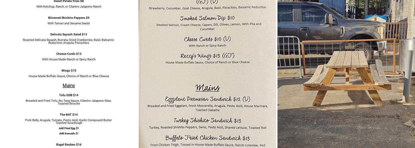 Chalkboard Kitchen Menu