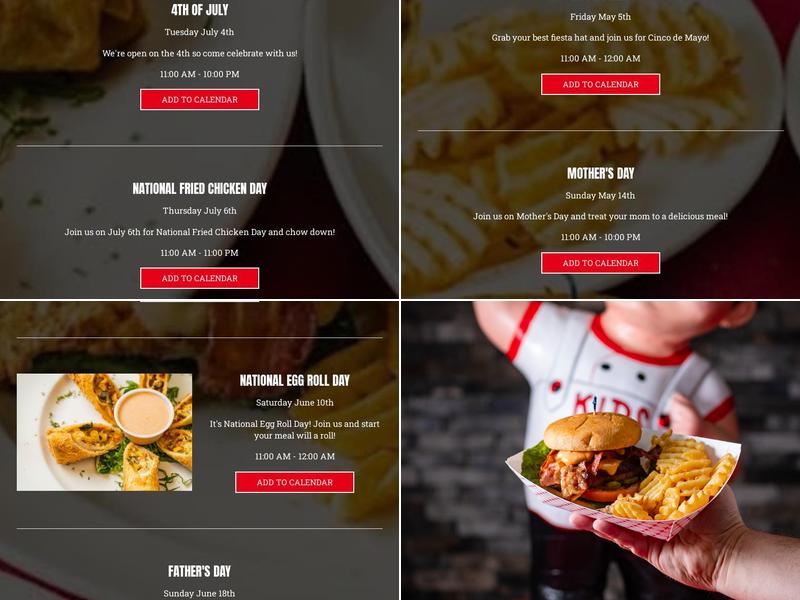 Kips Local Kitchen Menu