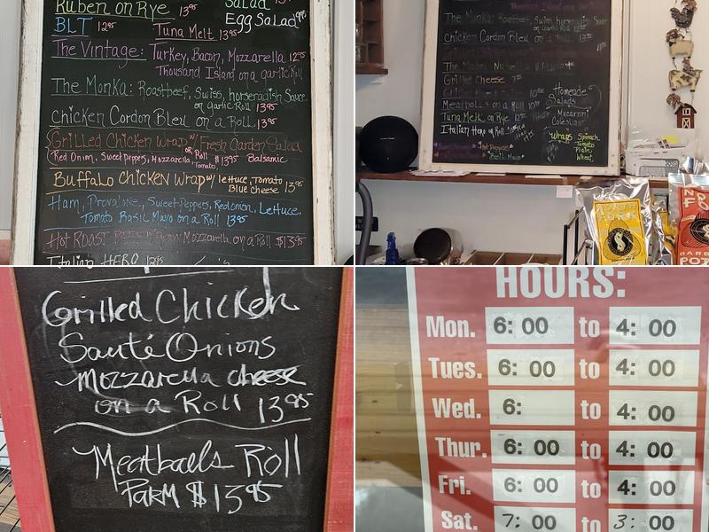 Angel’s Country Store Menu