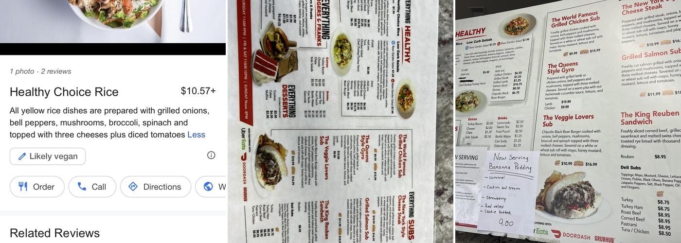 Mr. Everything Cafe Menu