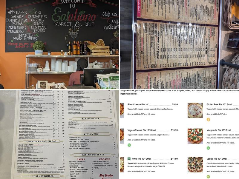 Eataliano Market & Deli Menu