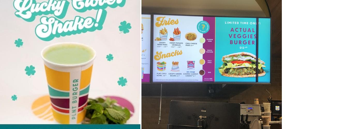 PLNT Burger Menu