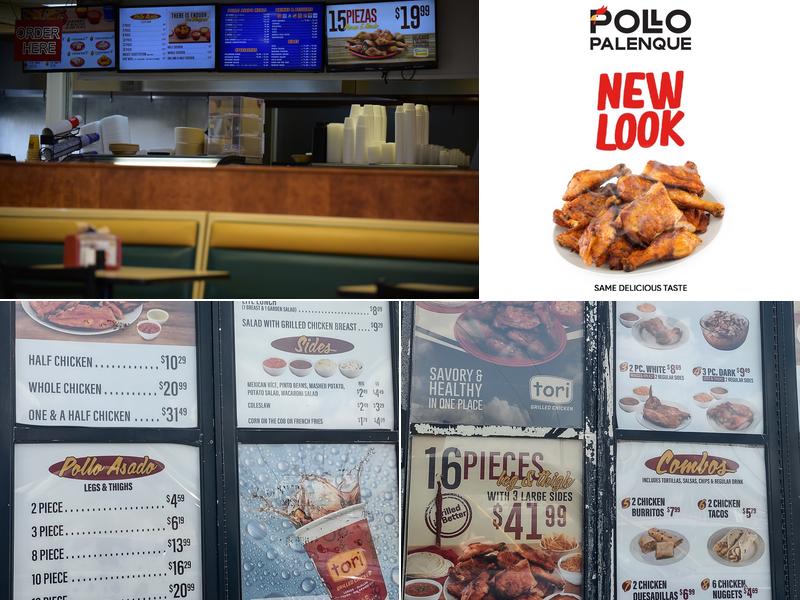 Pollo Palenque McPherson Rd. Menu