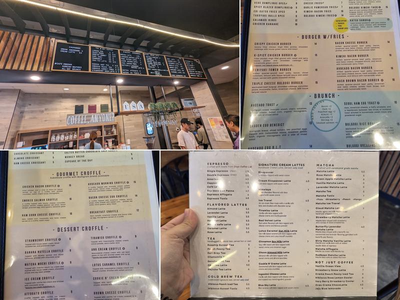 Cafe HwaSan Menu