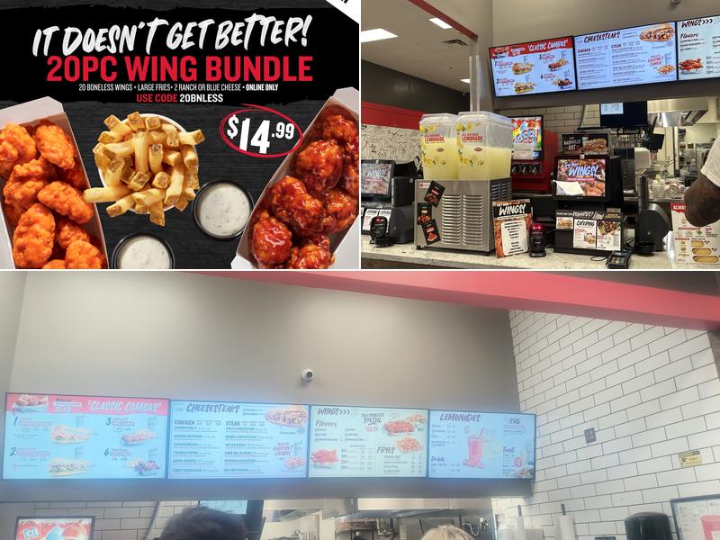 Charleys Cheesesteaks and Wings Menu