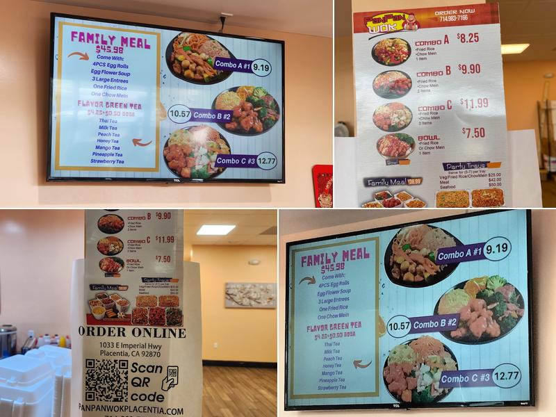 PanPan Wok Menu