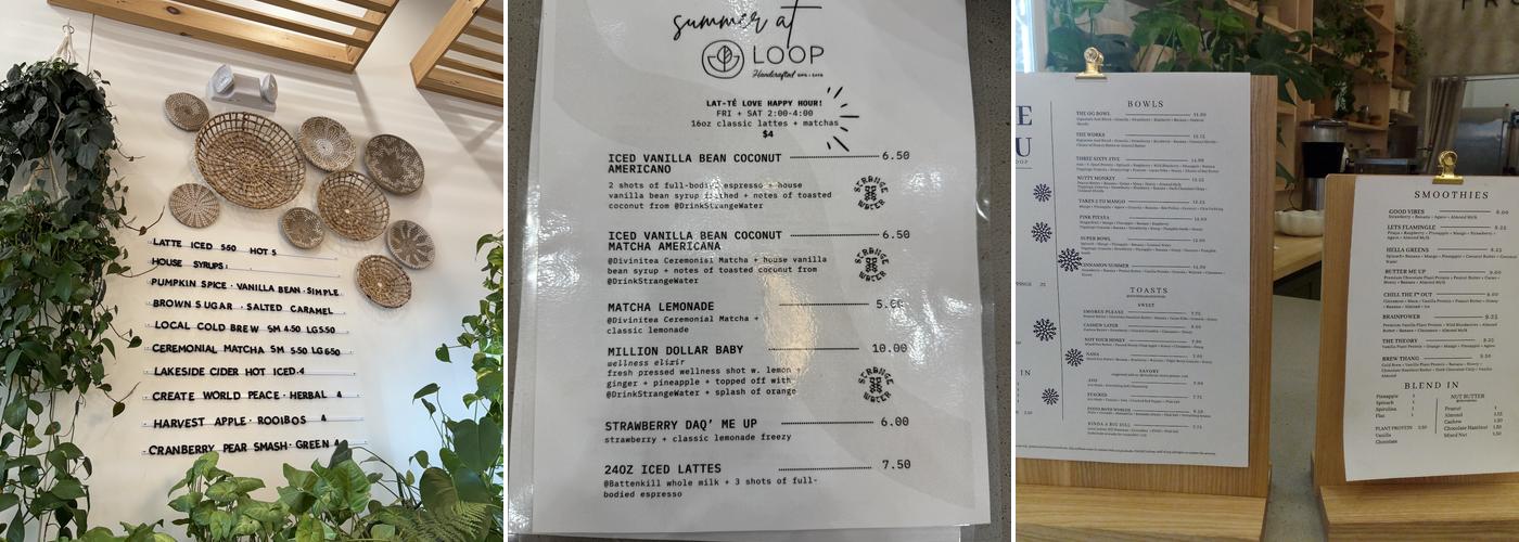 Fruit Loop Menu